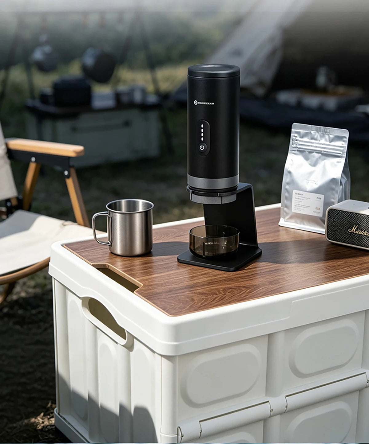 STARSEEKER S58/S58Pro Portable Espresso Coffee Maker Wireless Heating Coffee Machine Bottomless Handle Bottomless Extraction
