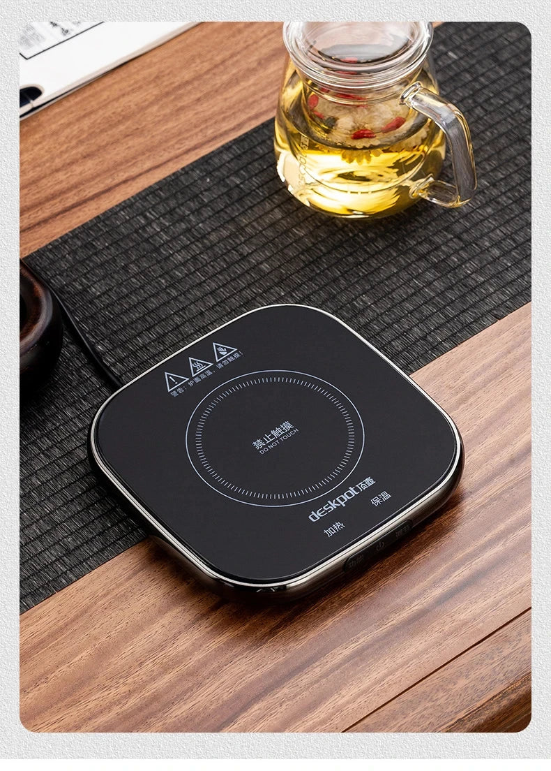 220V Cup Heater Electric Stove Hot Cooker Plate Boil Water Hot Tea Maker Coffee Milk Warmer Heating Pad Insulation Base Coaster