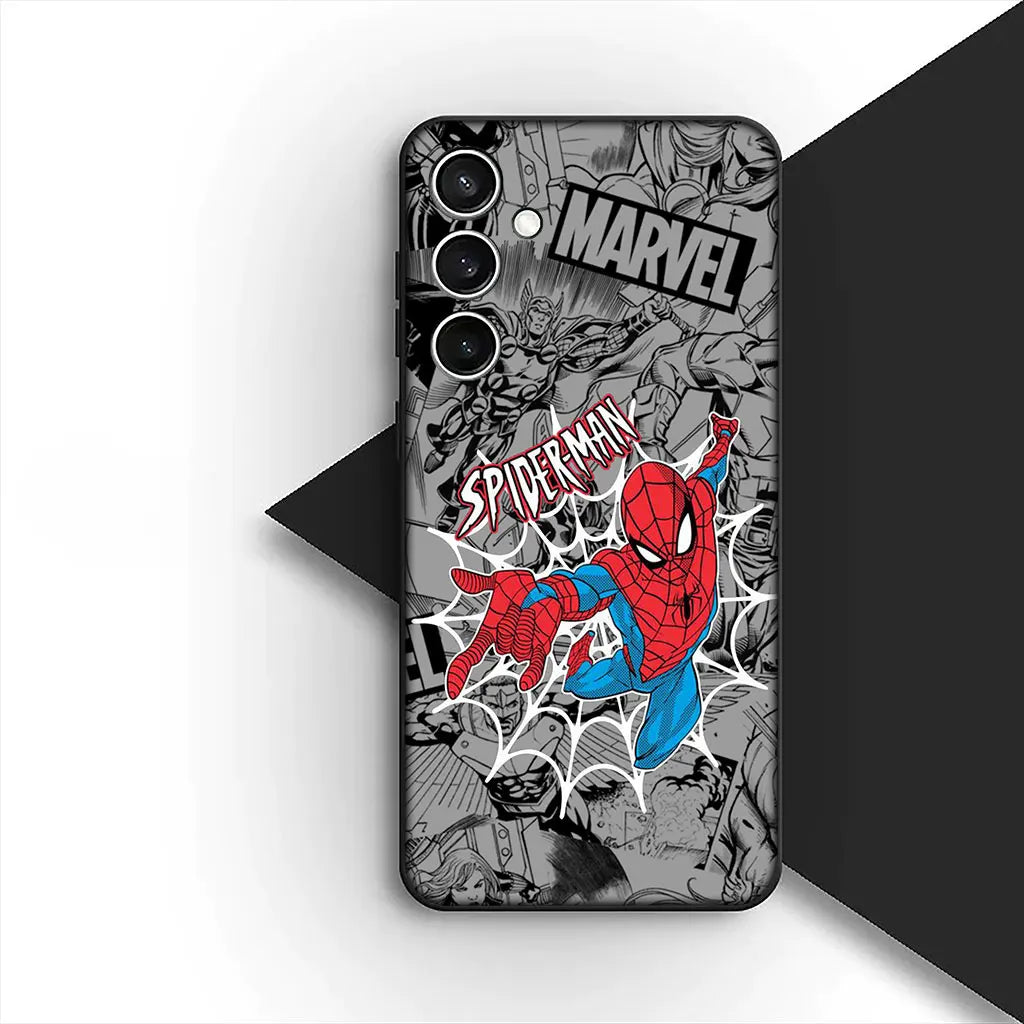 Cover Venom Spider Man Marvel Spiderman Phone Case for OPPO A18 A16 A80 A40 A17 A15 A38 A78 A79 A54 A57 A58 A60 4G 5G Casing