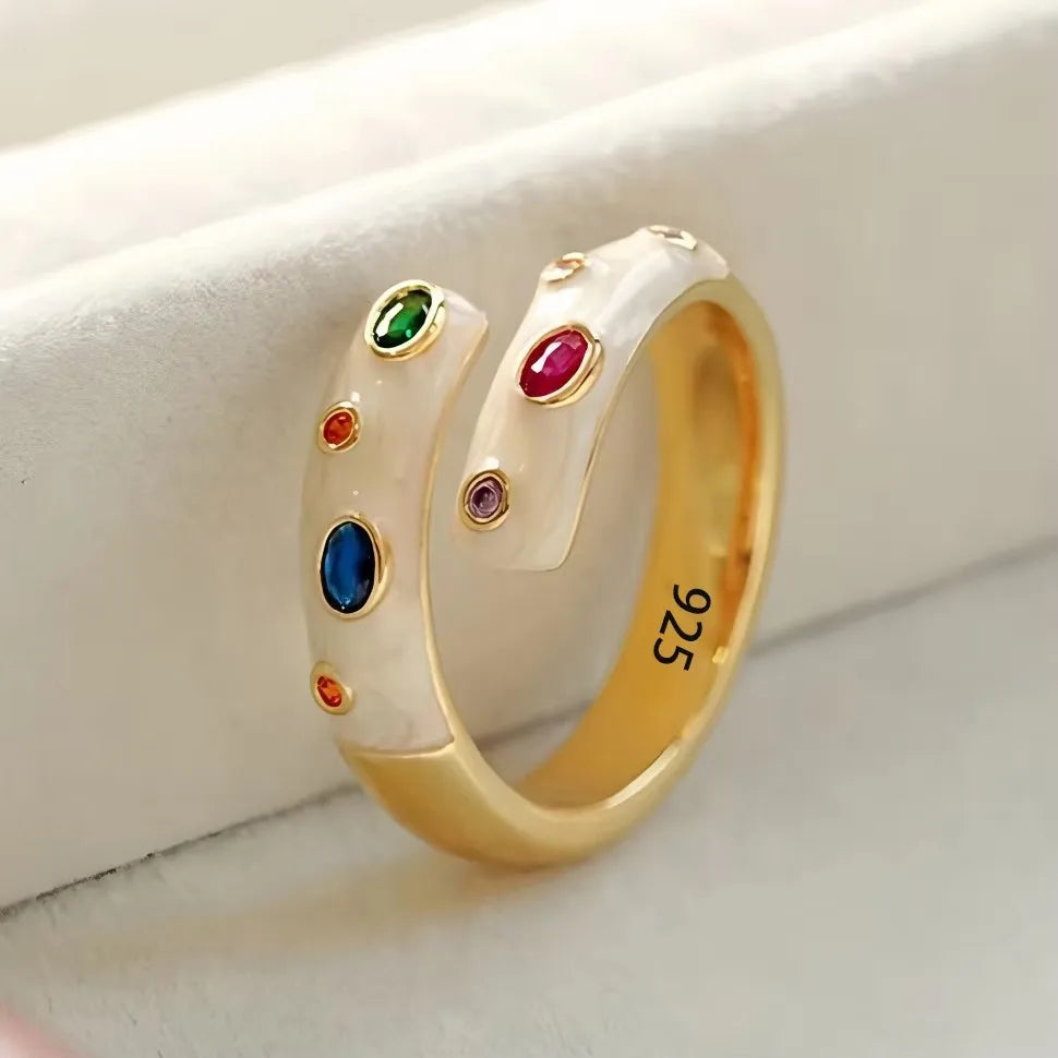 VENTFILLE 925 Sterling Silver Rings for Women Couple Blue Stone Star Jewelry  Party Birthday Gift Dropshipping Wholesale
