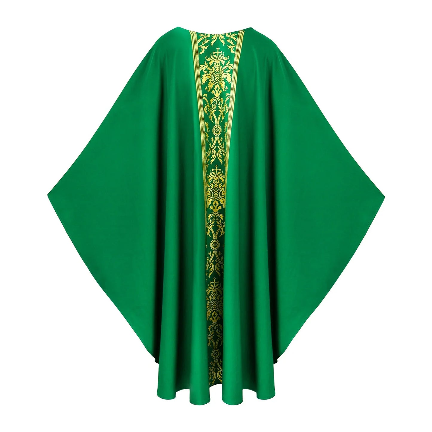 Halloween Priest Religious Robe Cosplay Costume Costume Robe Chasuble Priest Vintage Baggy Robe Gown Cape Party Outfit for Adult