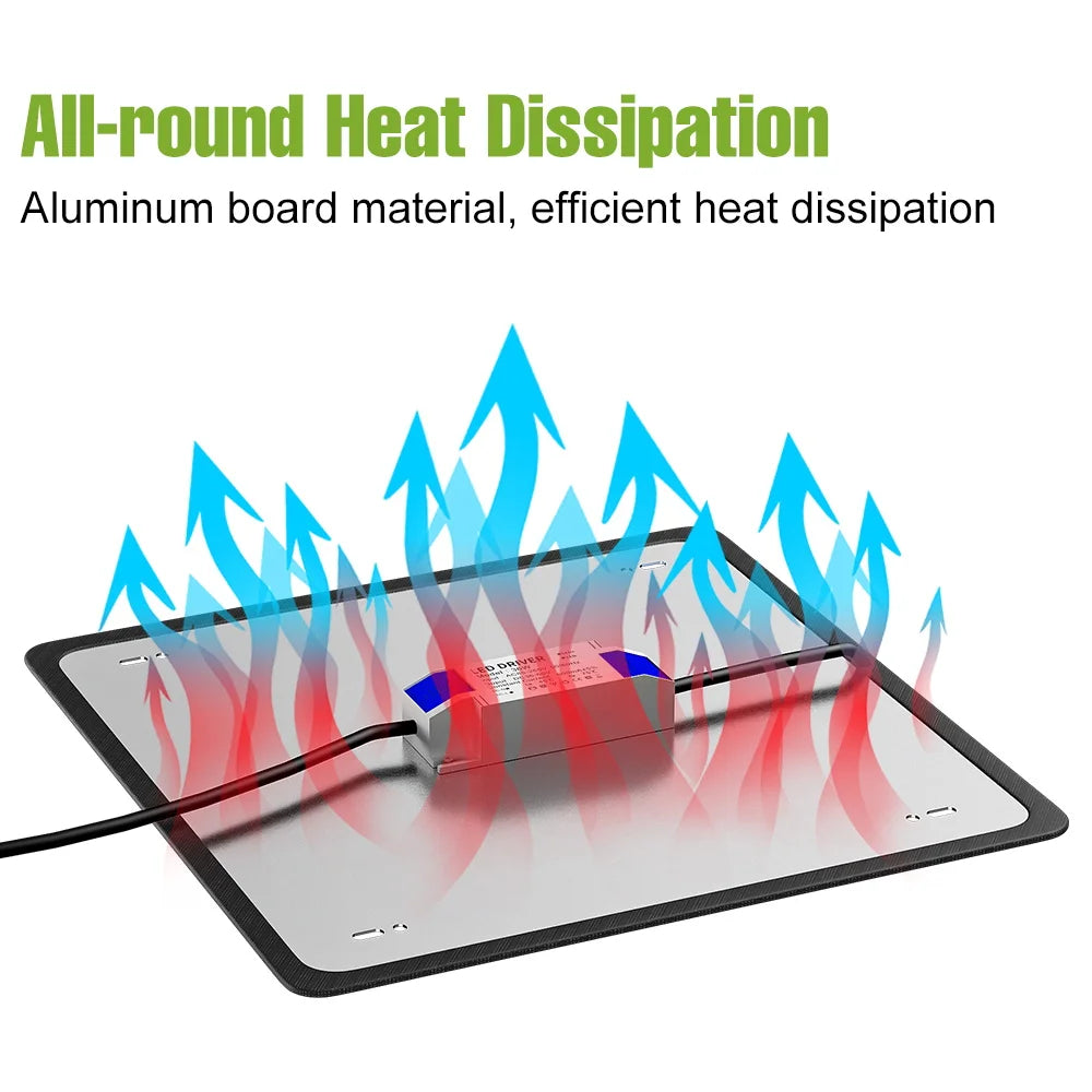 200W LED Grow Light Full Spectrum Quantum Board Plant Cultivation Lamp For Indoor Potted Flower Greenhouse Tent Tomato Vegetable
