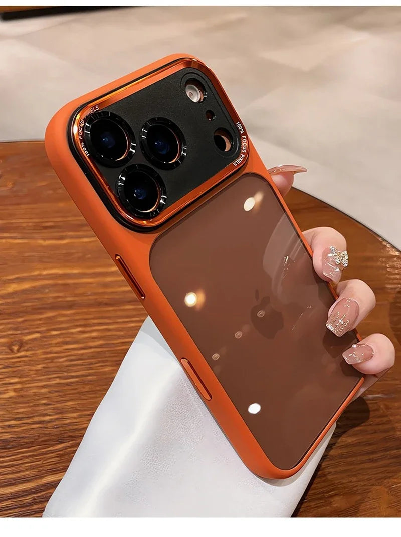 Luxury Transparent Phone Case for IPhone 17 Air 16 15 14 13 12 Pro Max Plus 17Air 17Pro 16Pro i17 Clear Shockproof Bumper Cover