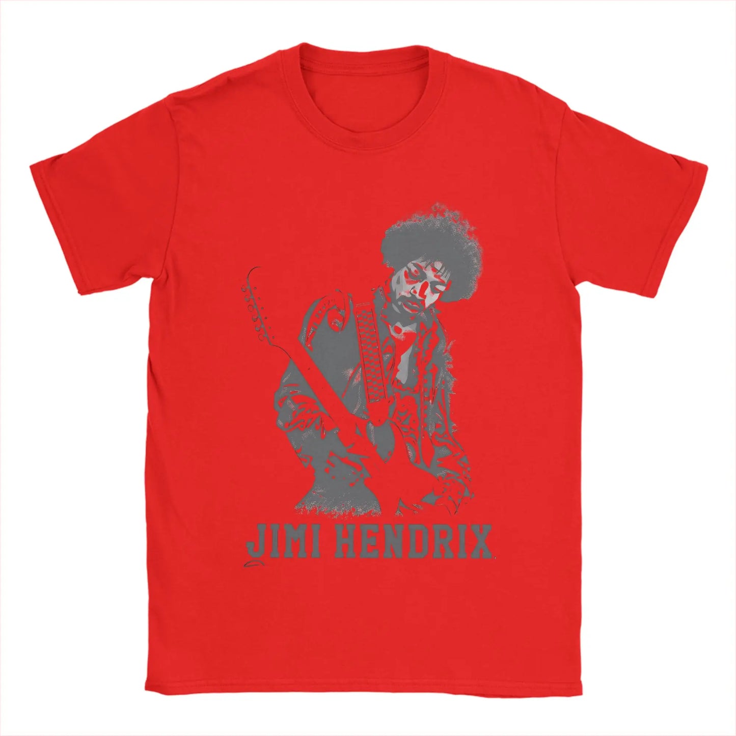 Jimi Hendrix Cotton T-Shirt For Man Summer  Classic T Shirts Breathable Novelty Tee Shirt Big Size Casual Clothing