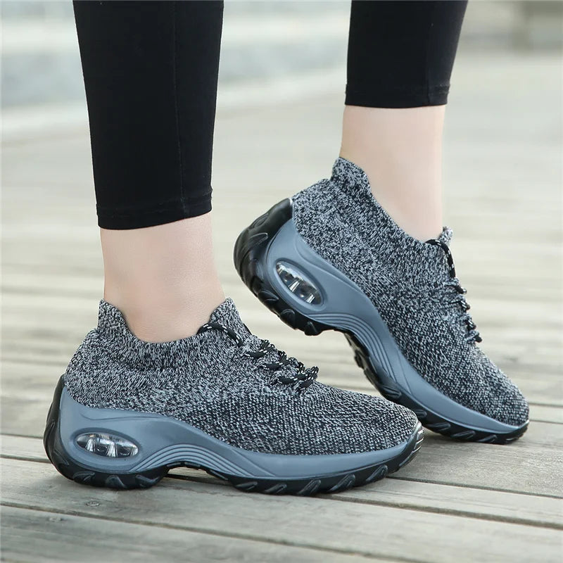 MAEDEF Women Shoes Athletic Sneaker Breathable Non Slip Women Walking Shoes Tennis Sports Casual Walking Shoes Woman Sneakers