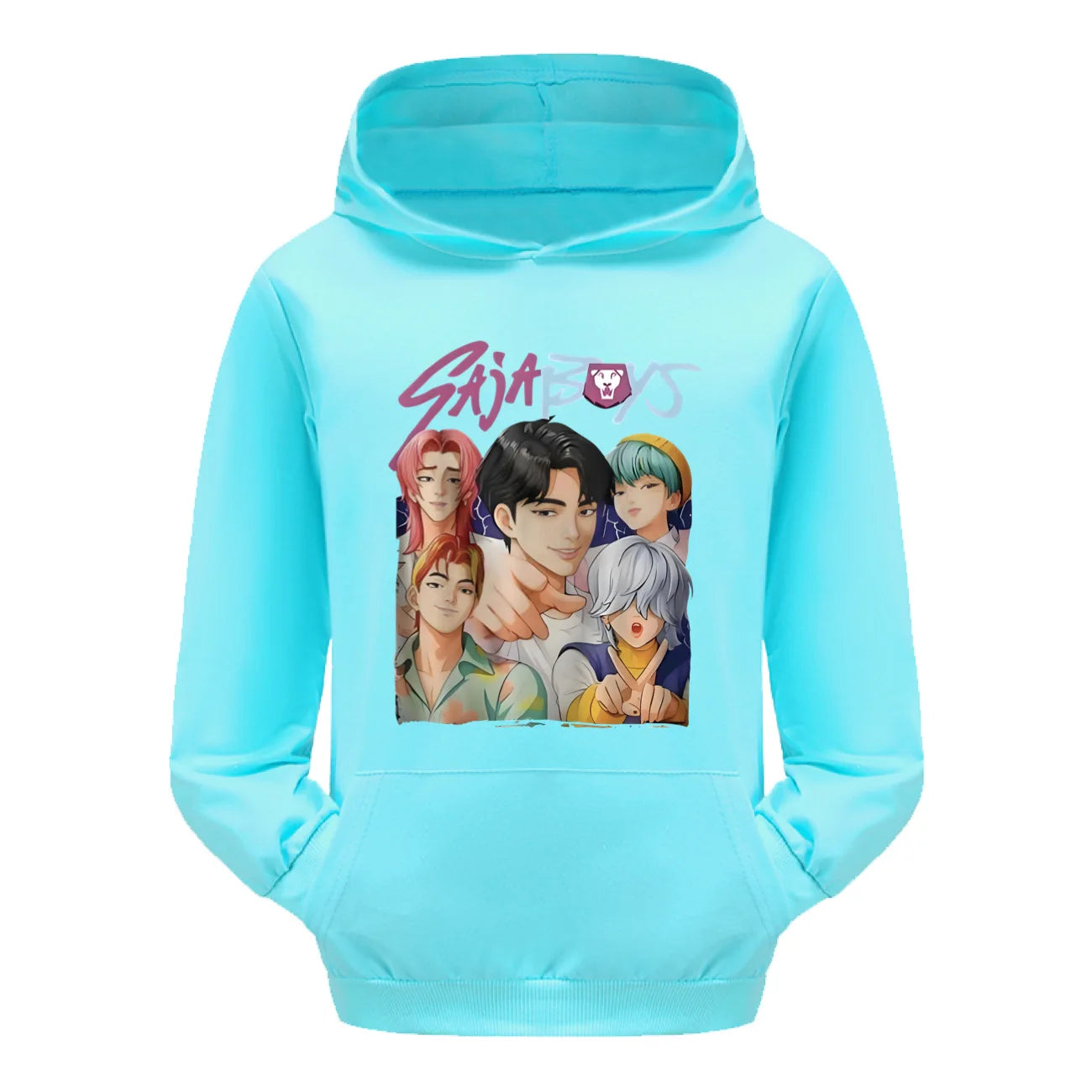 KPop Demon Hunters SAJABOYS Hoodie Kids Clothes Girls Clothing Fashion Teen Boy Clothes Spring Autumn Sweatshirt Children's Tops