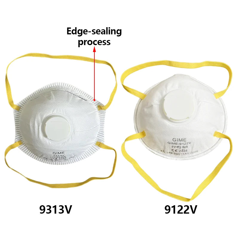 60/40/20 Pcs FFP2 EU CE Certification Mask for Adult Dustproof Face Mask Anti Droplet Partcle Filtering Half Masks