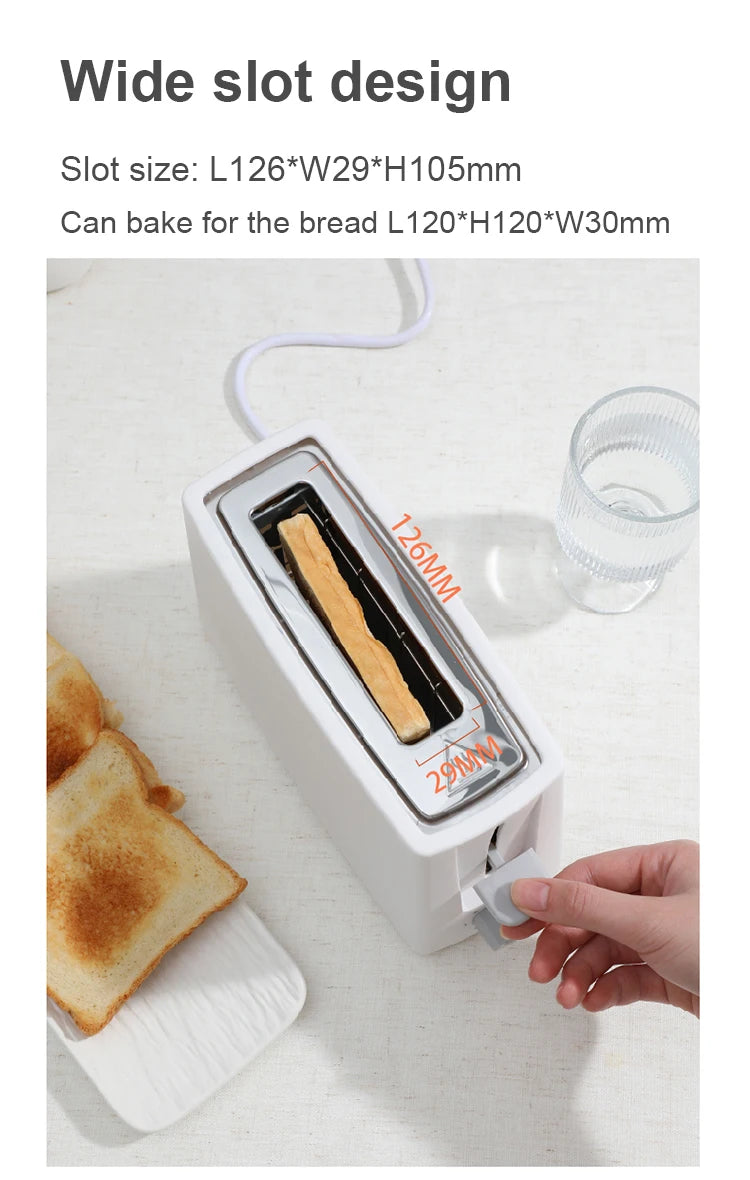 DWMD 110V/220V Stainless Steel Electric Toaster Bread Baking Oven Breakfast Machine Grill Stove Sandwich Maker Heater Warmer US