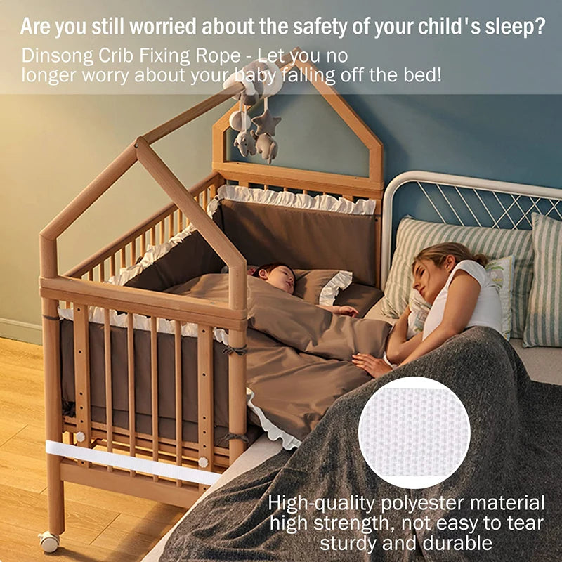 Mattress Connecting Strap Bed Bridge Twin Kit Adjustable Fixing Belt Sheet Fastener For Crib Baby Bed Connection Holder