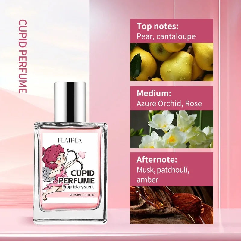 10ML/50ML Cupid Date Pheromone Perfume Men's Perfume Womens Eau De Parfum Lasting Natural Gentle Non-pungent Body Spray Roller