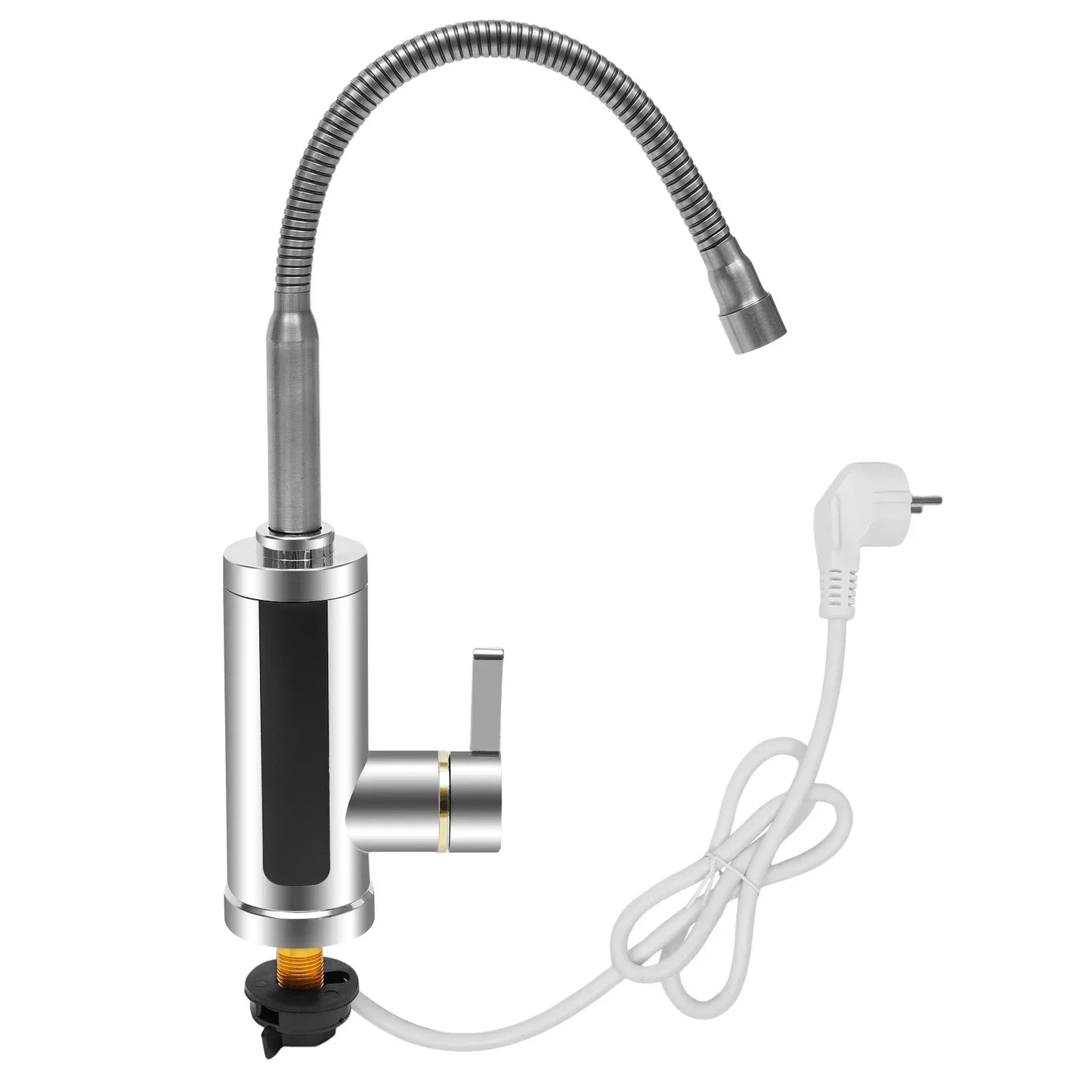 3000W Instant Electric LCD Faucet Instant Tap 360° Fast Heater Heating Hot/Cold Water Supply for Bathroom Kitchen