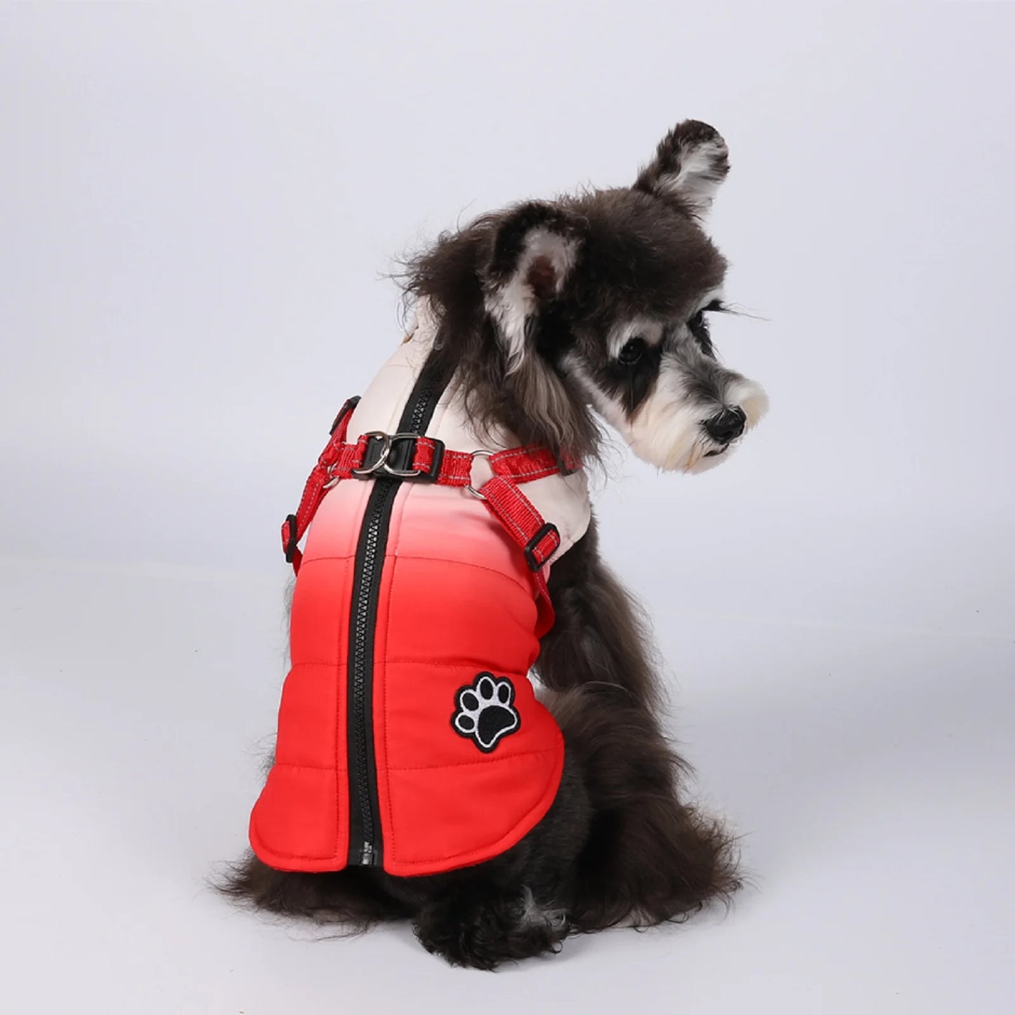 Waterproof Dog Jacket With Harness Winter Warm Pet Dog Clothes For Small Big Dogs Coat Chihuahua Clothing French Bulldog Outfits
