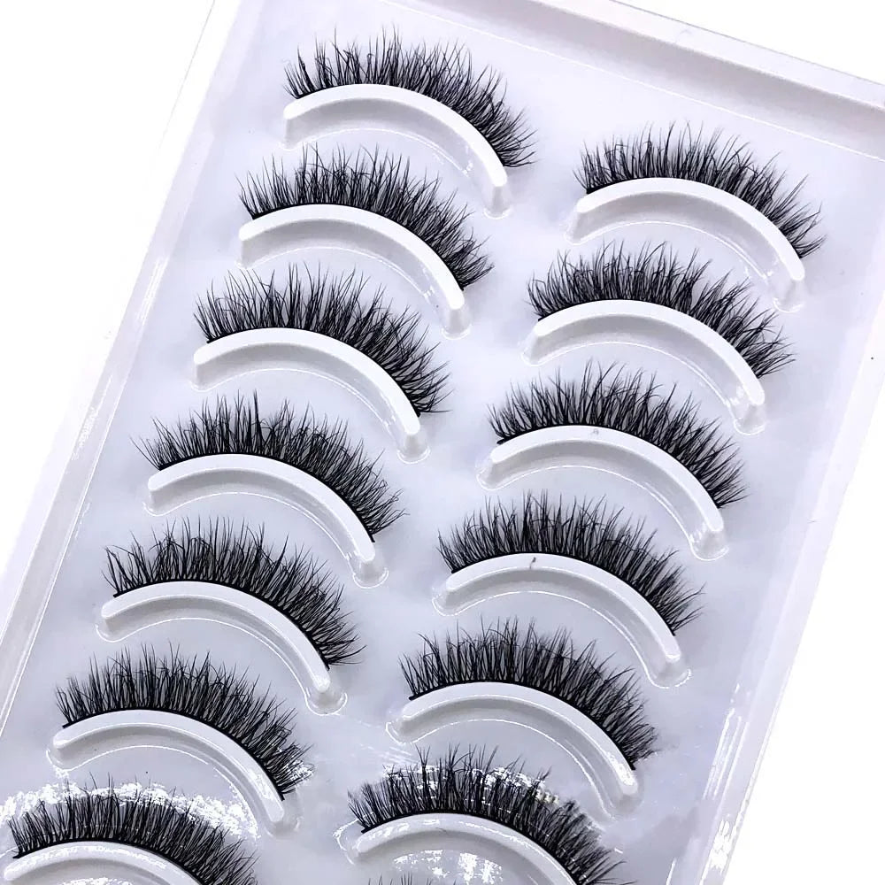 33 Style 10/50/100 Boxes 10Pairs Natural 3D Mink False Eyelashes Makeup Fake Eye Lashes Faux Cils Make Up Beauty Tools Wholesale