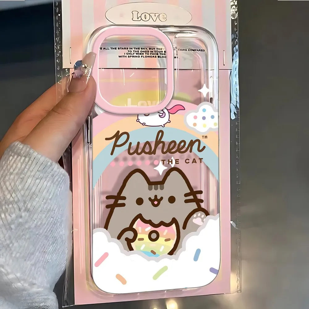 P-Pusheens Cat Phone Case for Xiaomi Mi 15T 15 14 13 12 11 10 10T 14T Poco M7 X6 F7 F5 F4 X7 X4 NFC Lite GT Pro Ultra 4G 5G