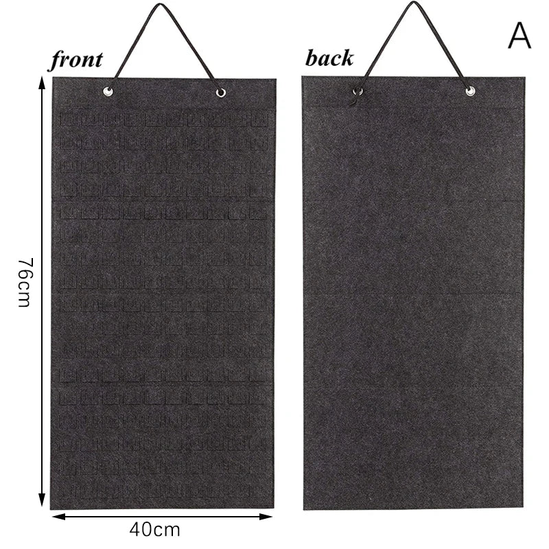 Earrings Hanging Organizer Wall Earring Holder Soft Felt Hanger For Jewelry Necklace Earring Ring Stud Display Holder