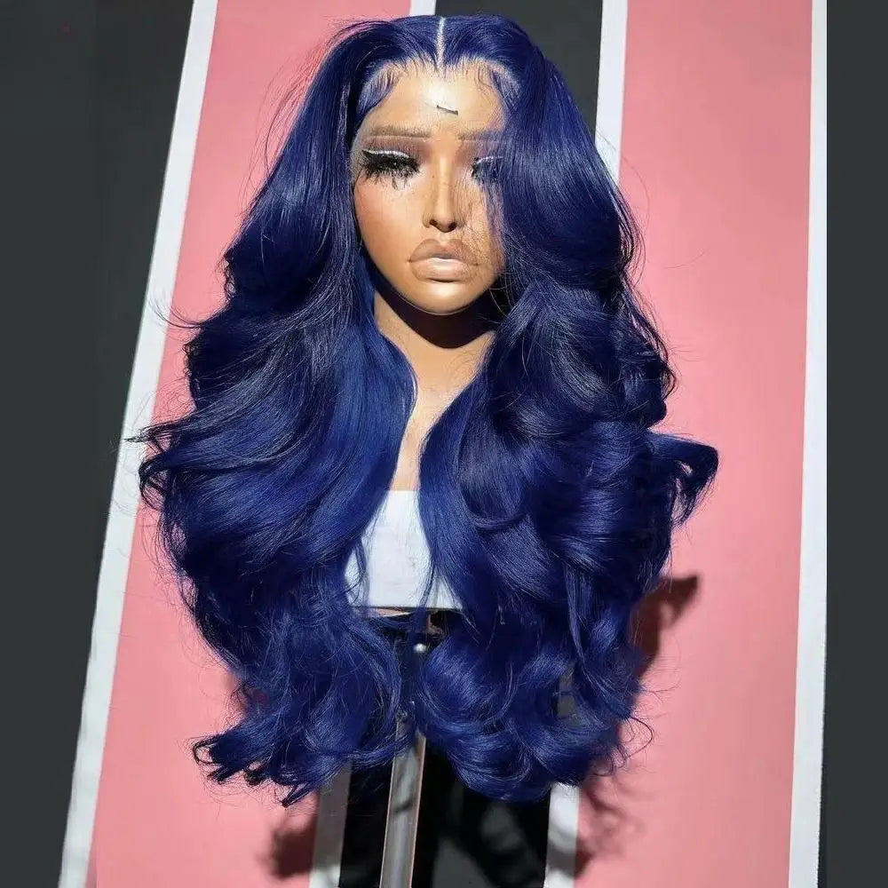 White Wig Body Wavy Lace Front Wig 13x4 HD Heat Fiber Pre Plucked Synthetic And Blend For Women Daily Wear Clearance Cosplay