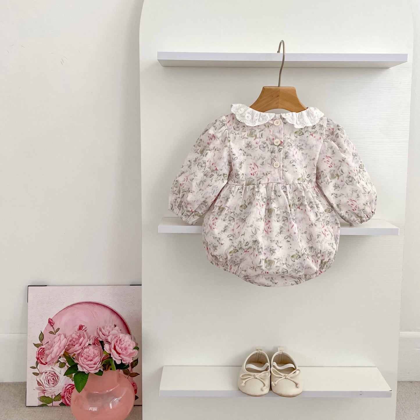 0-6Y Family Sister Matching Flower Dress Newborn Baby Girl Jumpsuit Sisters Clothes Princes Cotton Baby Dress Autumn Baby Dress