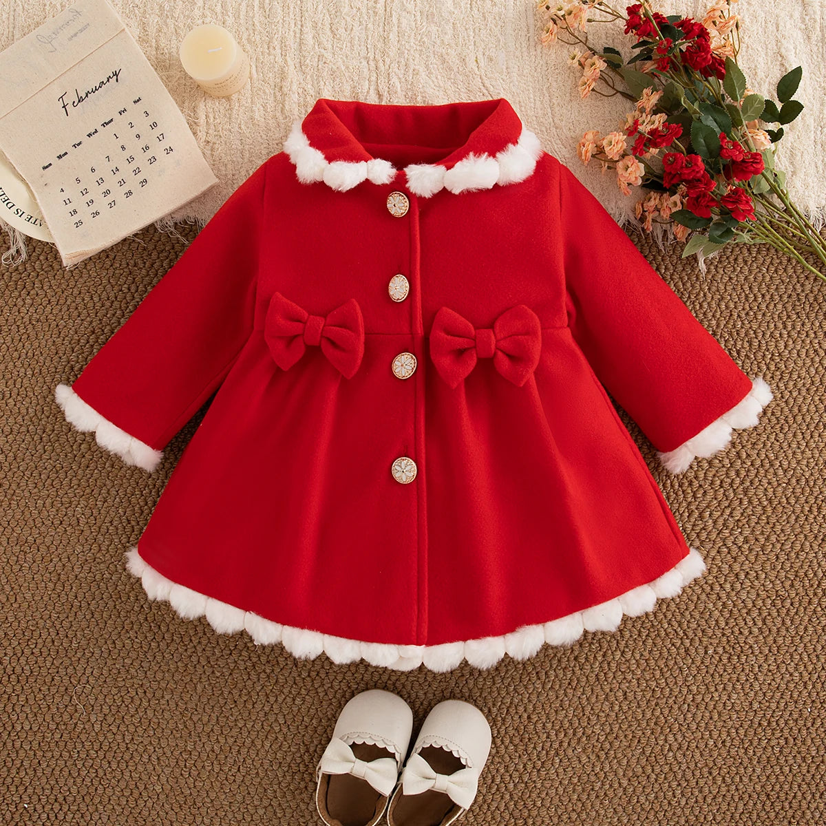 Baby Girl Dresses Summer Full Print Tulip Long Sleeve Girls Dresses Cute Cartoon Girl Princess Dresses Baby Girl Clothes