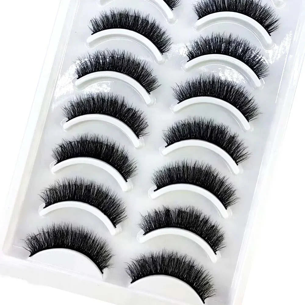 33 Style 10/50/100 Boxes 10Pairs Natural 3D Mink False Eyelashes Makeup Fake Eye Lashes Faux Cils Make Up Beauty Tools Wholesale