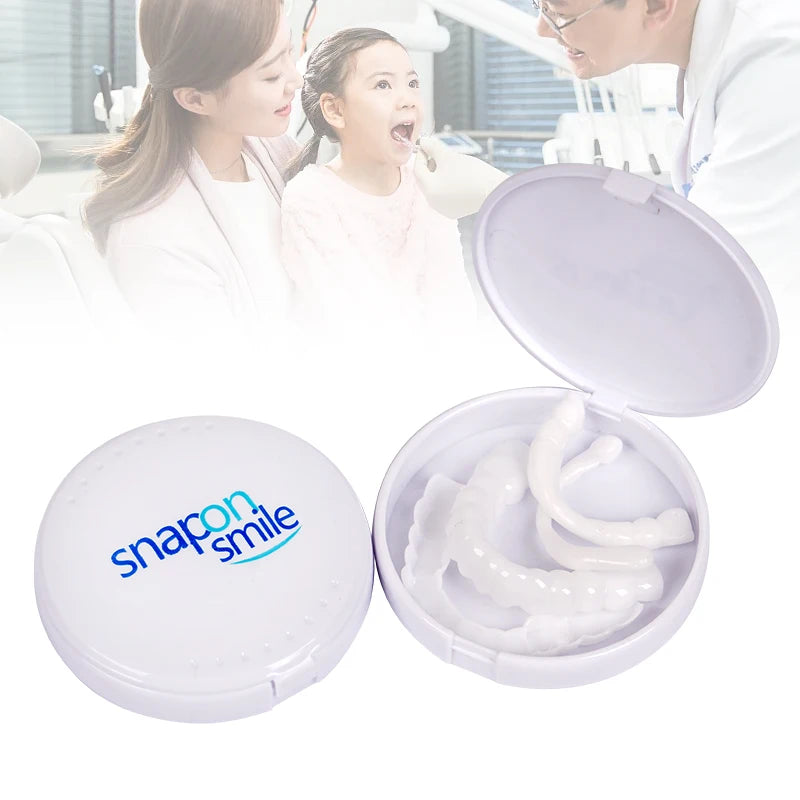 Upper and lower dental sealants, oral cleaning braces with box packaging, portable dental braces with dental sealants