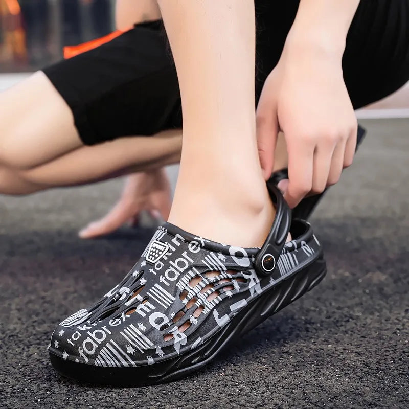 Plus Size 49 Mens Clogs Sandals Beach Slippers Summer Garden Shoes Men and Women Outdoor Leisure Slides Clogs Soft Sandals