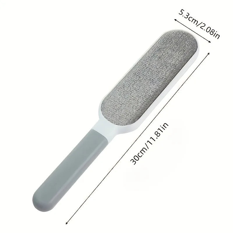 Double-Sided Pet Hair Remover Manual Electrostatic Sticky Lint Brush for Cat Dog Clothing Sofa Furniture Carpet Cleaning