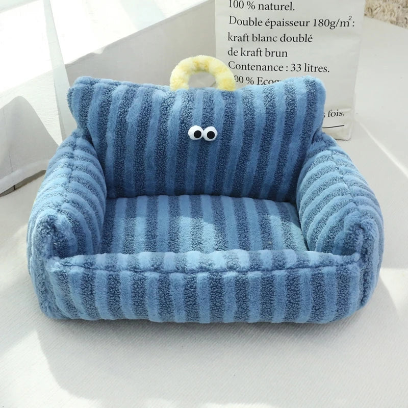 Cushion Winter Bed Puppy Special Sofa Kennel Winter Warm Pet Internet Celebrity Cat Nest Small Dog Dog Sleeping Mat