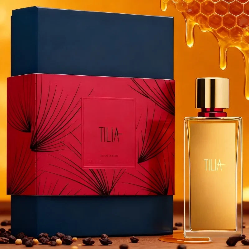 TILIA Perfume 100ml Fresh Green Woody Fragrance Soothing Calming Scent Long Lasting Unisex Cologne for Eau de Toilette Gift Set