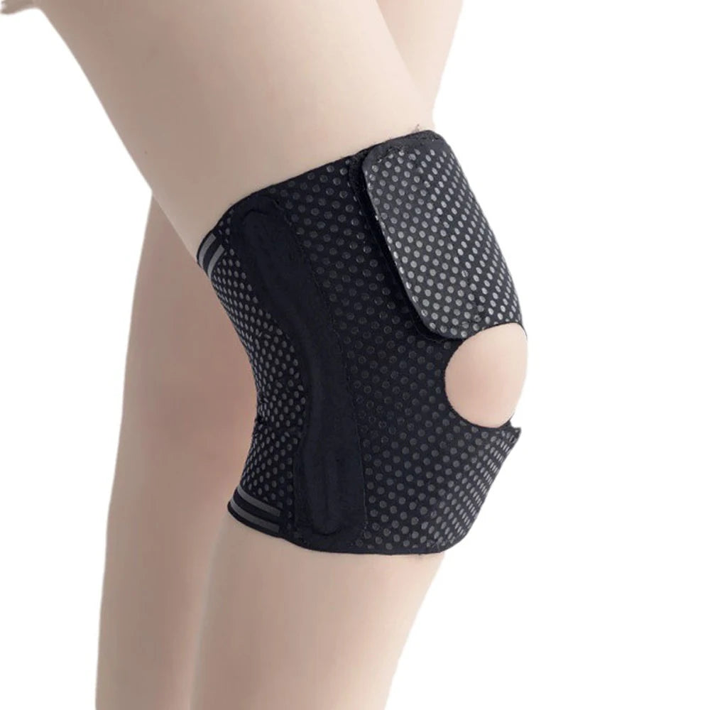 1PC Knee Brace, Compression Sleeve Support with Side Stabilizers, Men Women, Lightweight & Breathable Support For Injury Recover