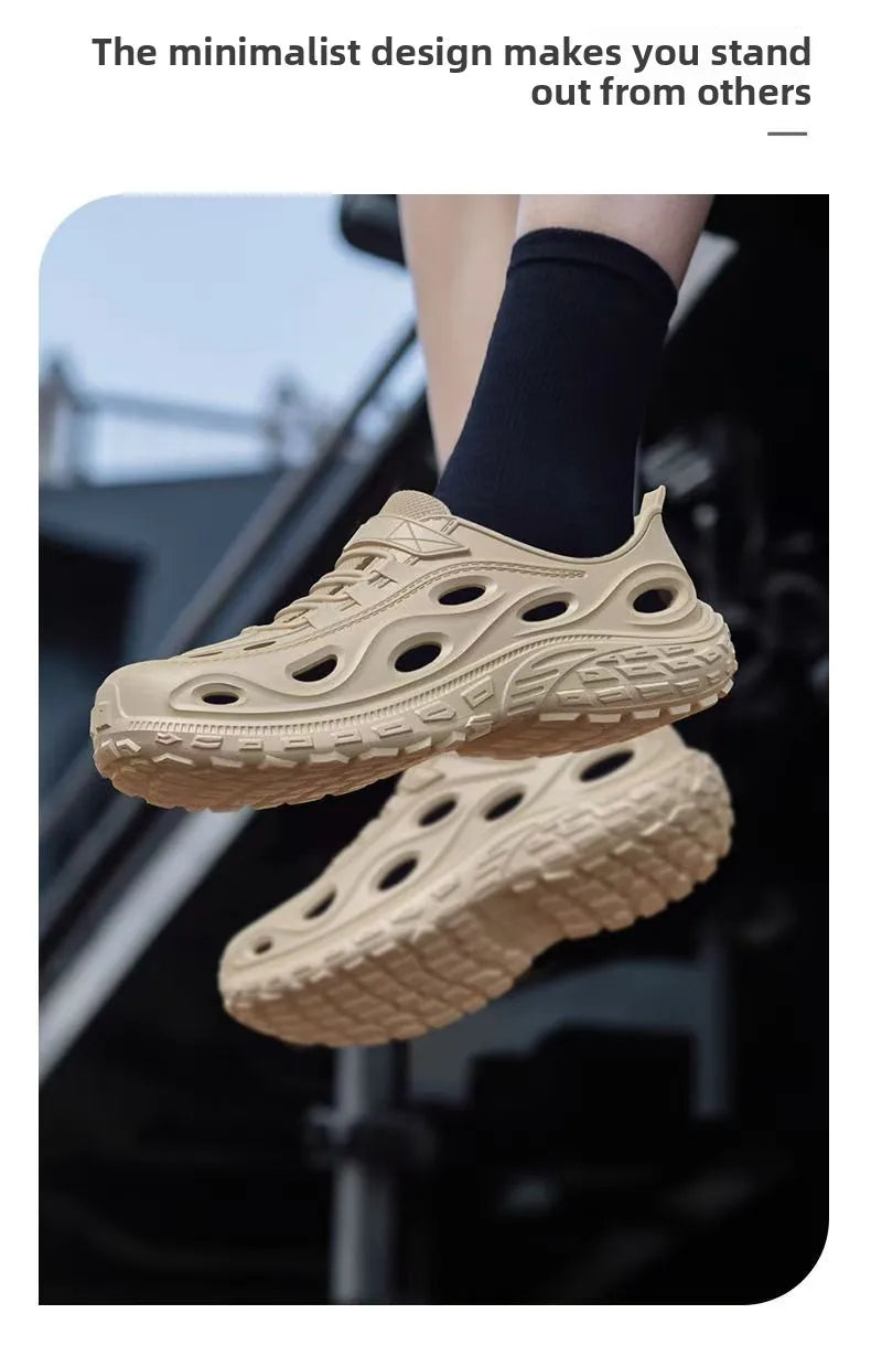 Outdoor Water Shoes Unisex Breathable EVA Clog Summer Sandals Men's Wearable Hiking Shoes Couples Casual round Toe Thongs