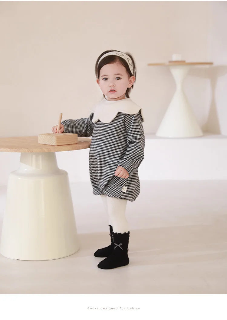 1/3/5 Pairs Newborn Baby Socks For Girls Cotton Infant Girls Sock Princess Bow Toddler Baby Girls Socks