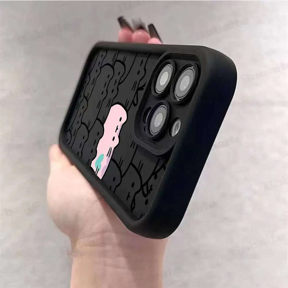 Anime Cartoon P-Pusheens cat Phone Case For iPhone 11 12 13 14 15 16 17 Pro Max Plus Shockproof Protecti Case