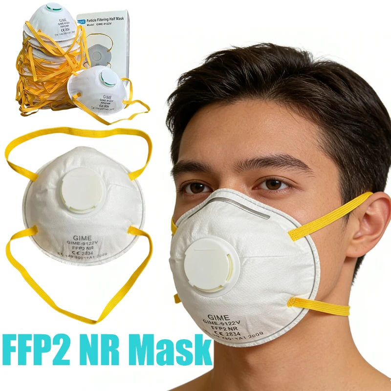 60/40/20 Pcs FFP2 EU CE Certification Mask for Adult Dustproof Face Mask Anti Droplet Partcle Filtering Half Masks