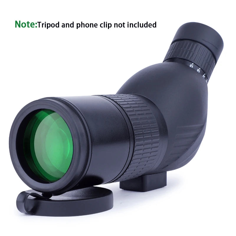 12-36X50 HD Zoom Monocular Spotting Scope Powerful Telescope Bak4 Prism Waterproof Anti-Fog for Outdoor Camping Bird Watching