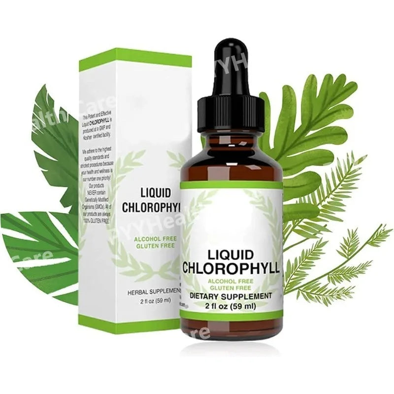 Mint Flavor Chlorophyll Liquid Chlorophyll Energy Supplement Natural Chlorophyll Deodorant Extra Strength Effective Sleep Aid