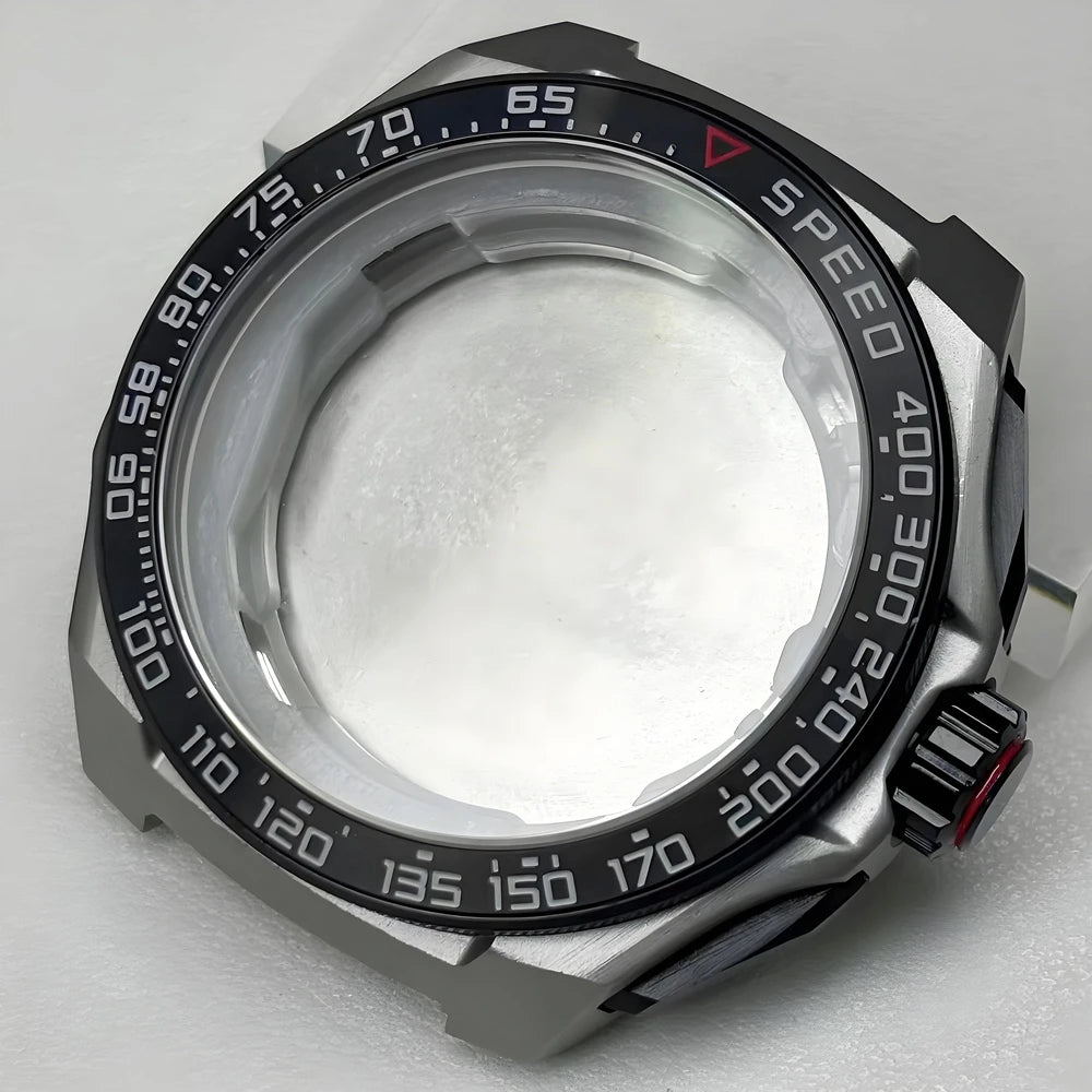 2025NEW 42mm Men's watches chronograph case VK63 case metal case for VK63 Movement 18.5mm strap accessories vk63 watch case
