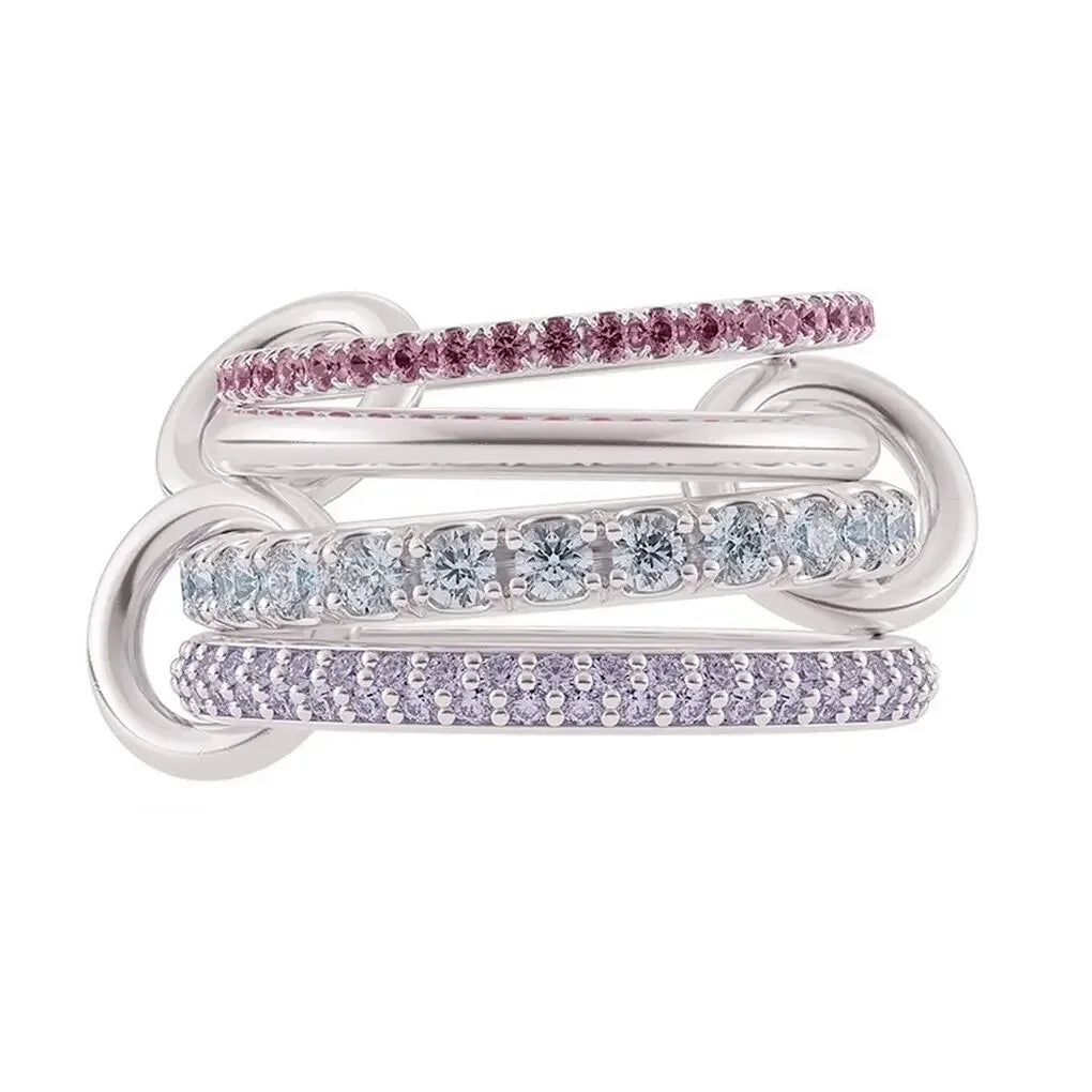 2025 New High Quality Geometric Bezel Setted Blue Turquoises Stone Summer Hot Fashion Jewelry Women Hand Chain Bracelet