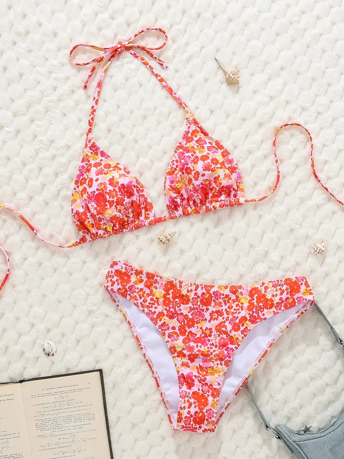 2026 Fashion Sexy Leopard Print Bikini Set for Women, Tie Side String Two Piece Swimsuit, Push Up Beach Bathing Suit, Summer