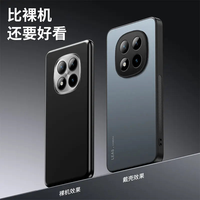 For POCO M8 Pro 5G Shockproof Armor Frosted Case for Mi POCO M 8 M8pro Camera Protection Matte Hard Bumper Cover Shell Capa