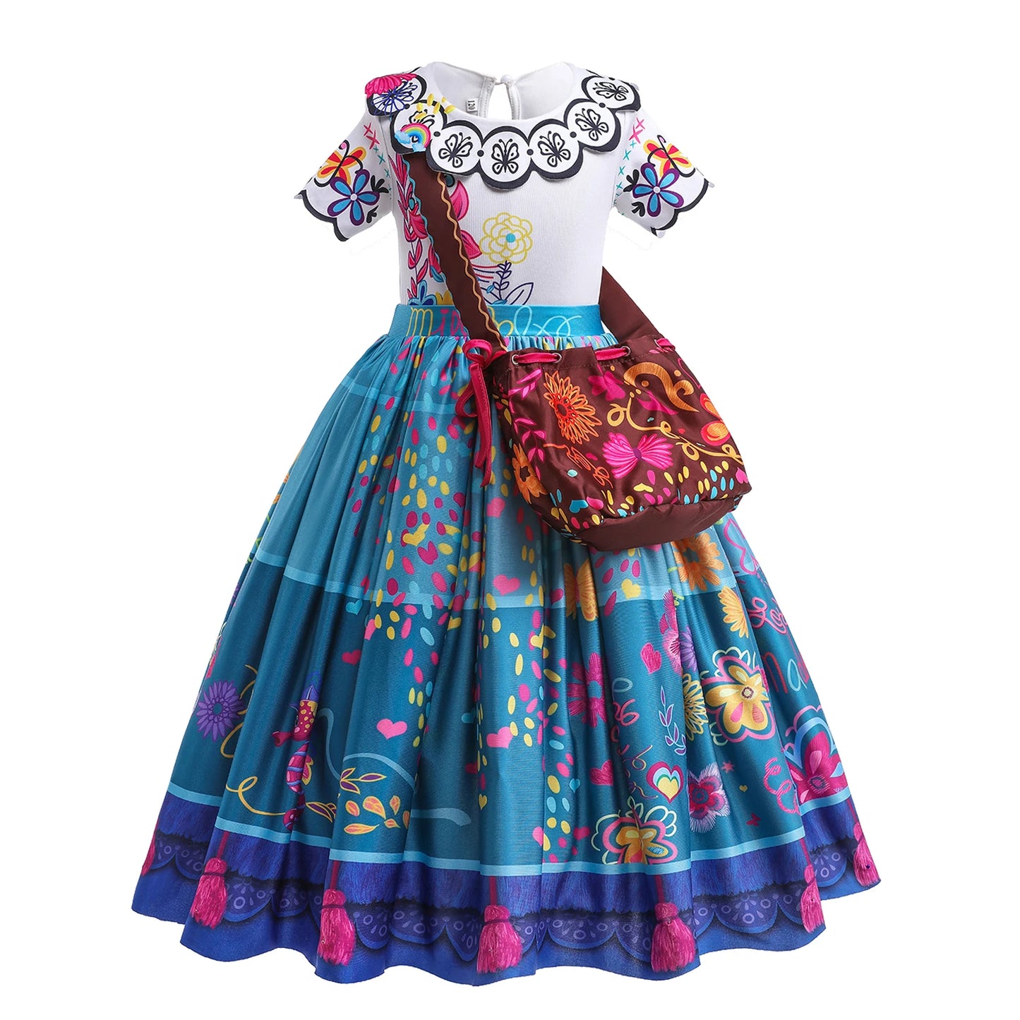 Halloween Birthday Carnival Princess Costume Dress Elsa Anna Snow White Aurora Moana Rapunzel Mermaid Belle for Girls 2-8Y