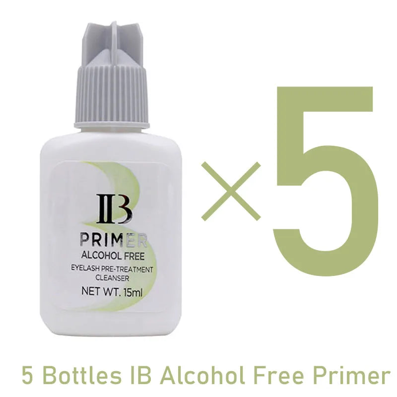 5 Bottles IBeauty Eyelash Primer Super Bonder 15ml False Eyelashes Extension Maximize Your Eyelashes Retention Makeup Tools