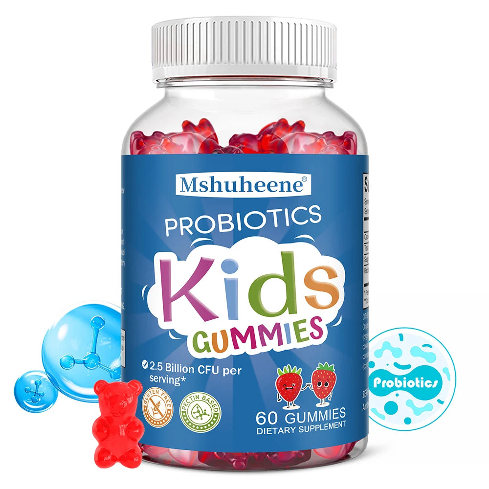 Probiotic Gummies for Adults & Children 2.5 Billion CFU, Berry Antioxidants & Vitamins, Digestive Balance Gut & Immune Support