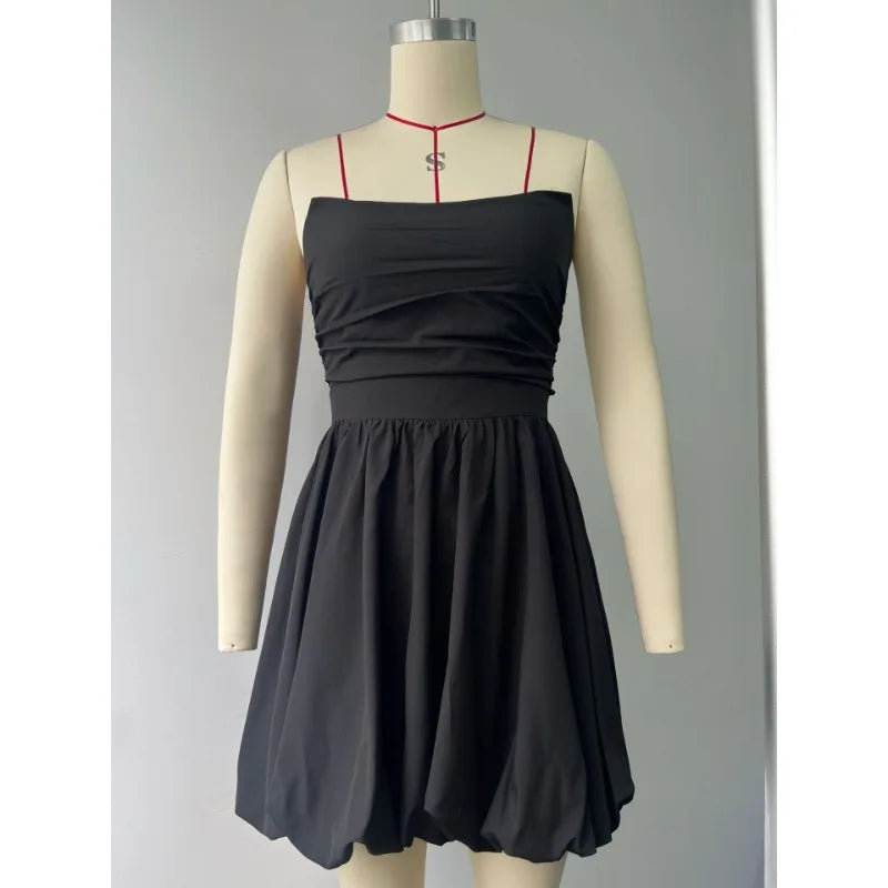 2025 Luxurious Women Hepburn Corset Party Dress Elegant Off Shoulder Folds Gala Celebrity Mini Dress Sexy Cocktail Dress Gown