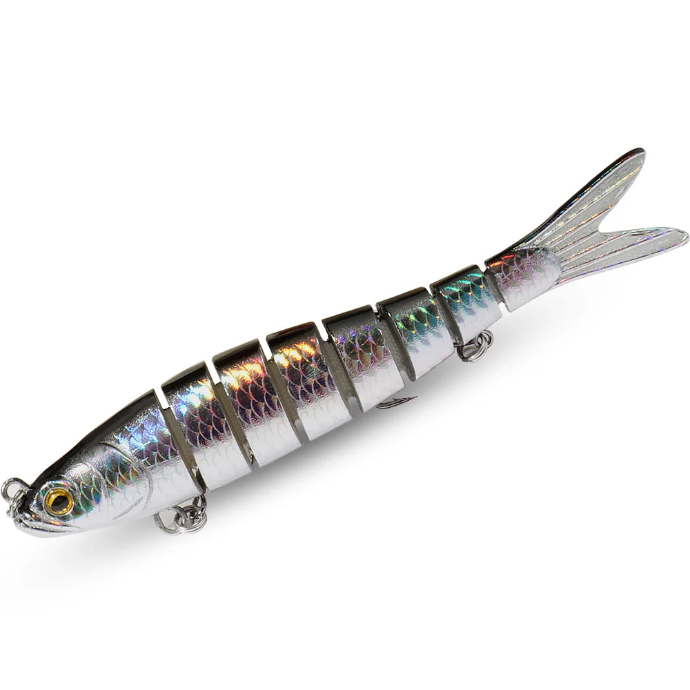 Swimbait 11g 16g 27g Joint Bait Slow Sinking Bionic Fish Swimming Pesca Bass Treble Hook Carp Fishing Tackle 8 Segment Hard Lure