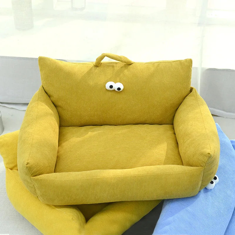Cushion Winter Bed Puppy Special Sofa Kennel Winter Warm Pet Internet Celebrity Cat Nest Small Dog Dog Sleeping Mat