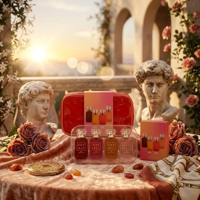 KAYALI Perfume Gift Set Unisex Eau De Parfum 4x10ml Long Lasting Fruity Floral Sweet Luxury Mini Fragrance Collection Scents