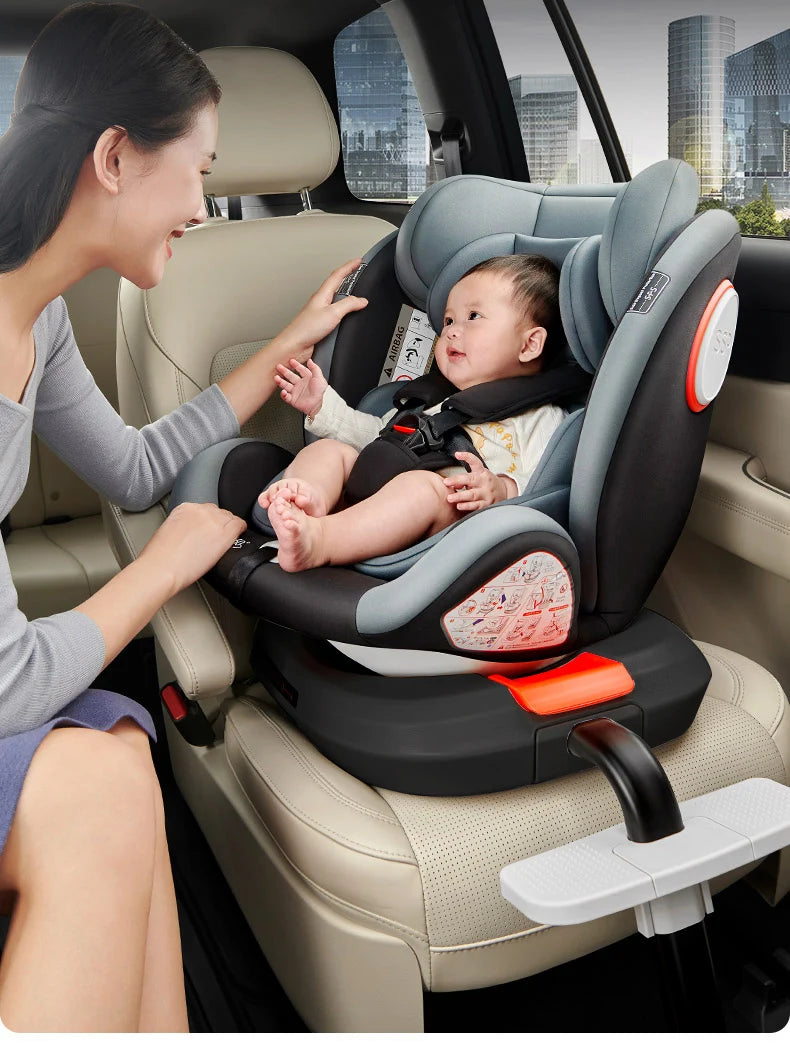 Child seat 360° ISOFIX rotating baby car seat Child Car Safety Seats ECE R129 5-point seat belt 0-12 Years Suitable for newborn