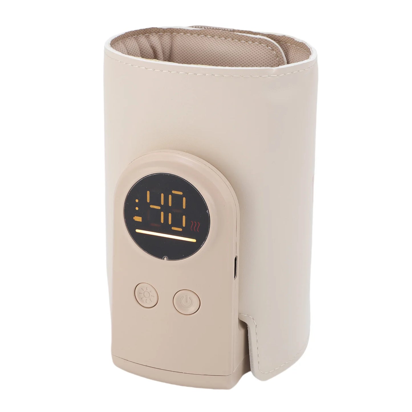 Cordless Baby Bottle Warmer Wrap Portable LED Display Fast Baby Milk Warmer Cover for Breastmilk Milk Warmer for Breastmilk