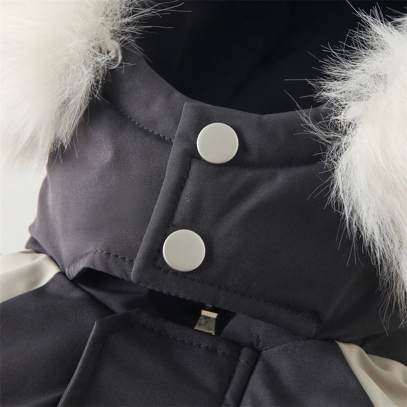 Baby Winter Jumpsuit Warm Baby Ski Suit New Fashion Children Clothing Set Waterproof Kids Girls Snowsuit Thicken Boys Overalls