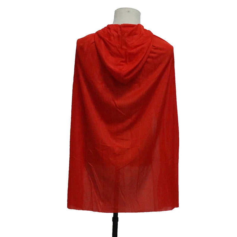 NEW Halloween Costume for men woman kids Female Girl Boy adult Death Scary Devil Role Red Black Vampire Long Cape Cloak Hooded